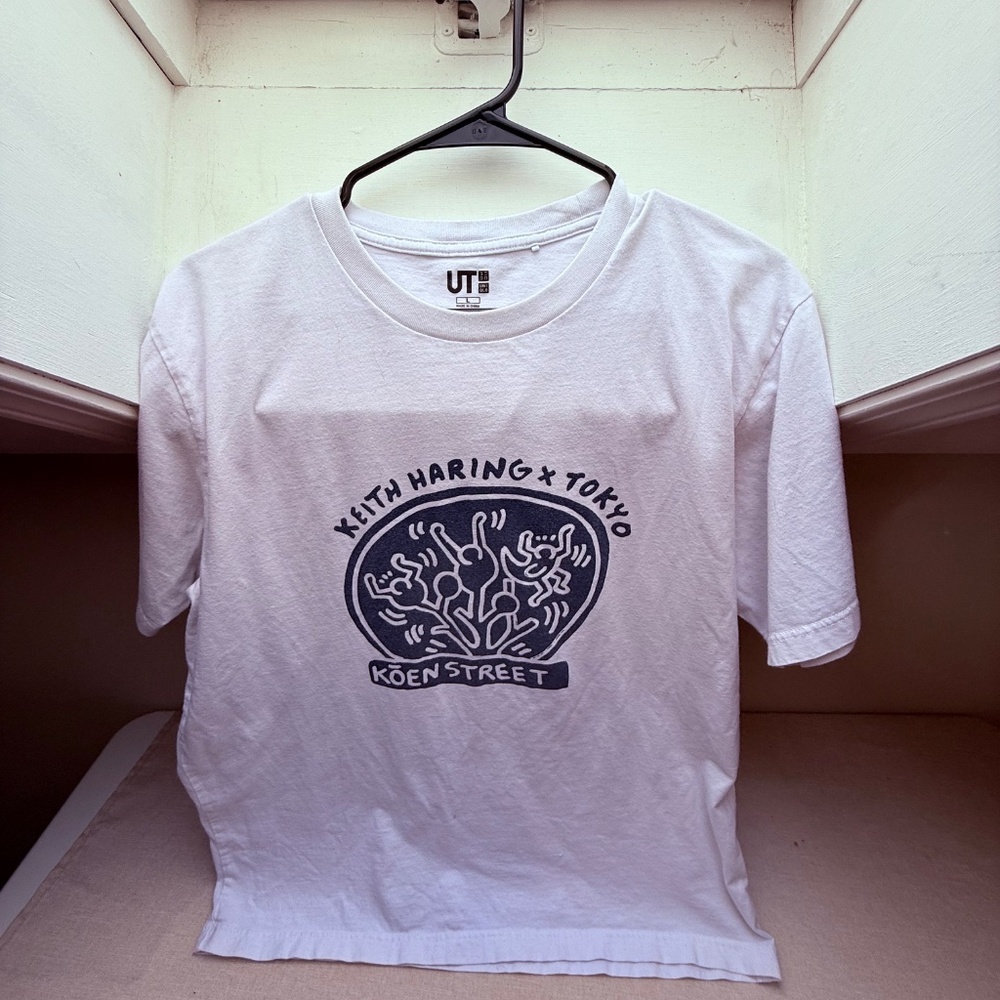 Keith Haring Koen Street Tokyo Vintage T- Shirt Size L - Picture 4 of 9